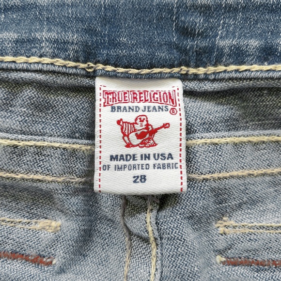 TRUE RELIGION Joey Twisted Seam Flare Jeans 28 - Picture 7 of 7